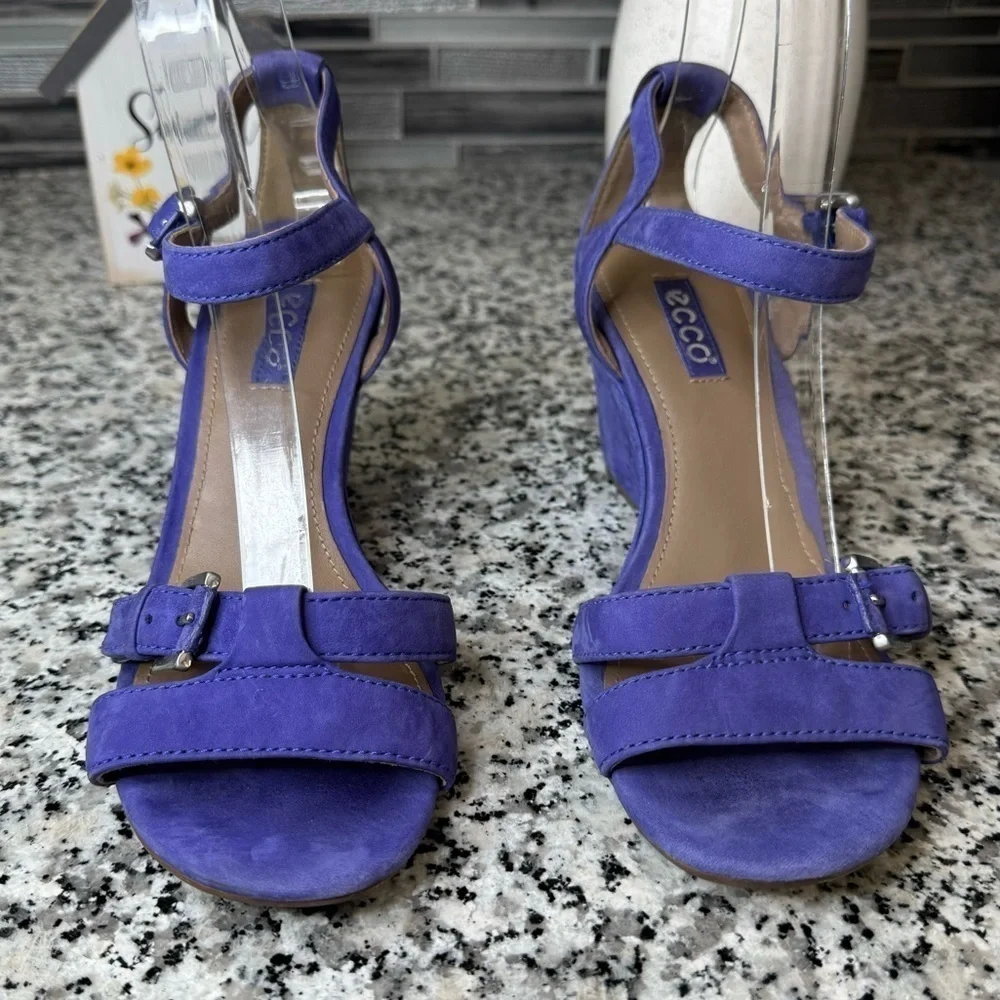 Ecco | Purple Wedge Heel Size 36
